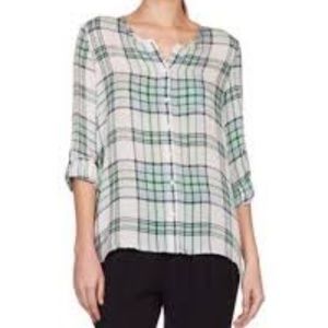 Joie Plaid Blouse